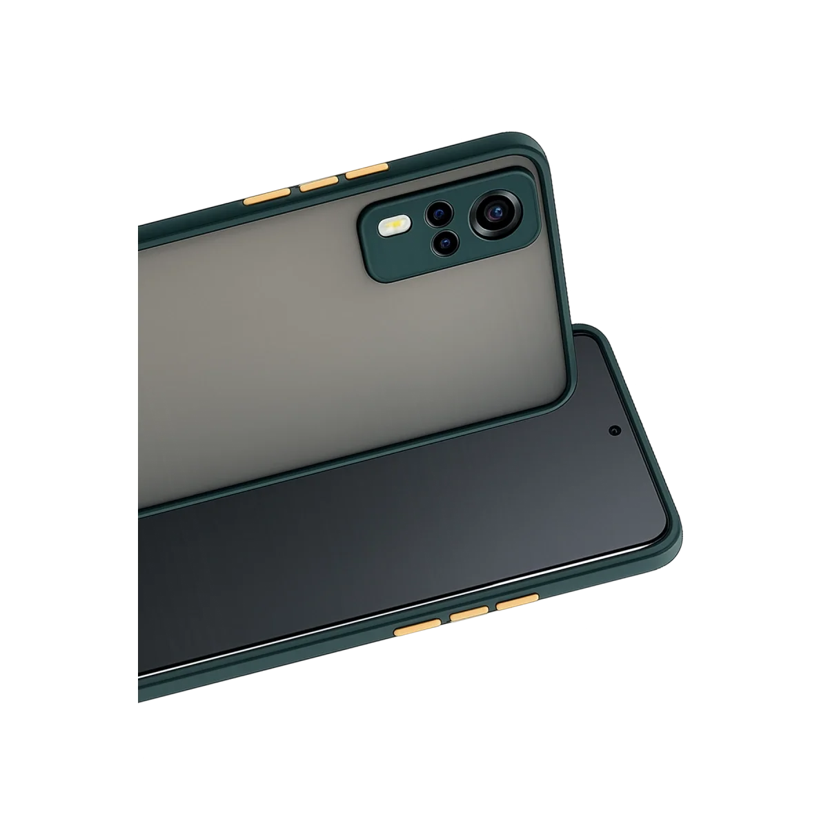 Vivo Y53s Kılıf Montreal Silikon Kapak - Yeşil görsel 2