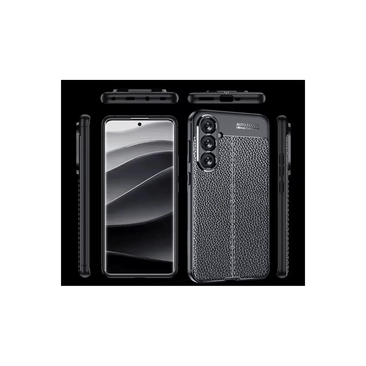 Samsung A56 Kılıf Auto Focus Kapak - Koyu Yeşil görsel 3
