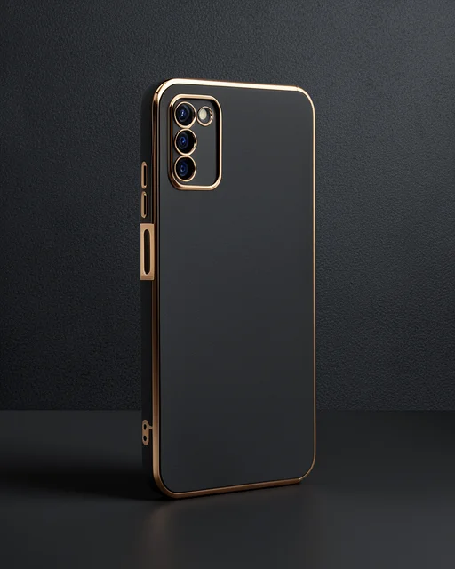 Samsung Galaxy A03s Kılıf Volet Silikon - Siyah