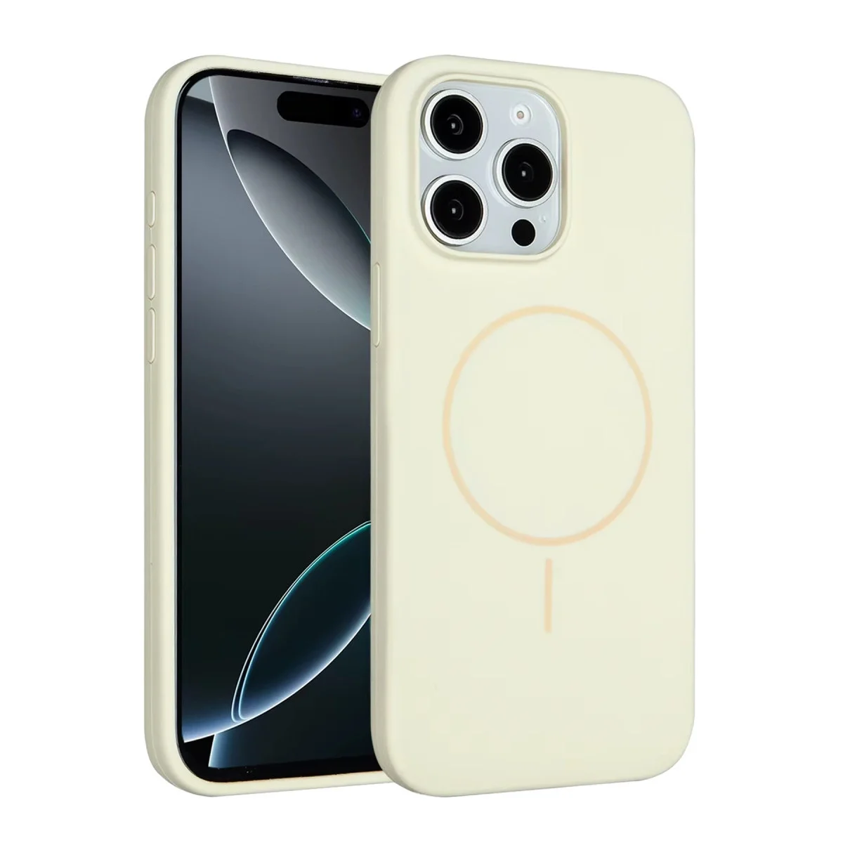 Joko Apple İphone 15 Pro Max Kılıf Jully Magsafe Kapak - Bej