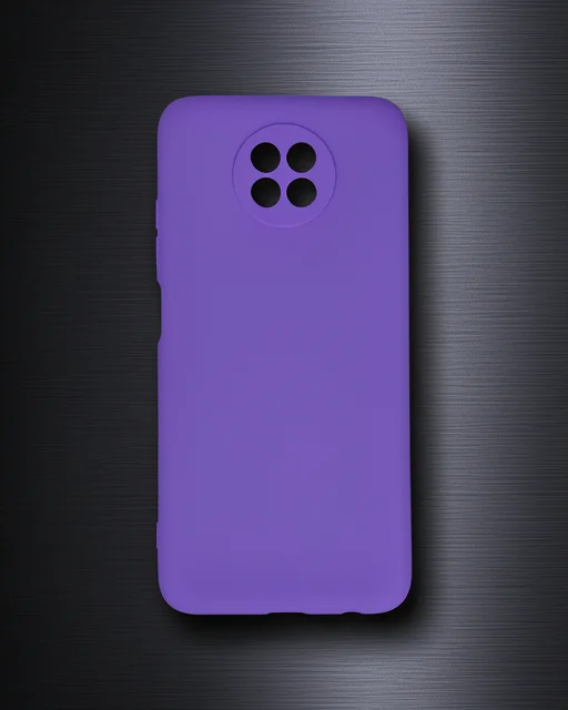 Xiaomi Redmi Note 9 5g Kılıf Nano İçi Kadife Silikon - Mor
