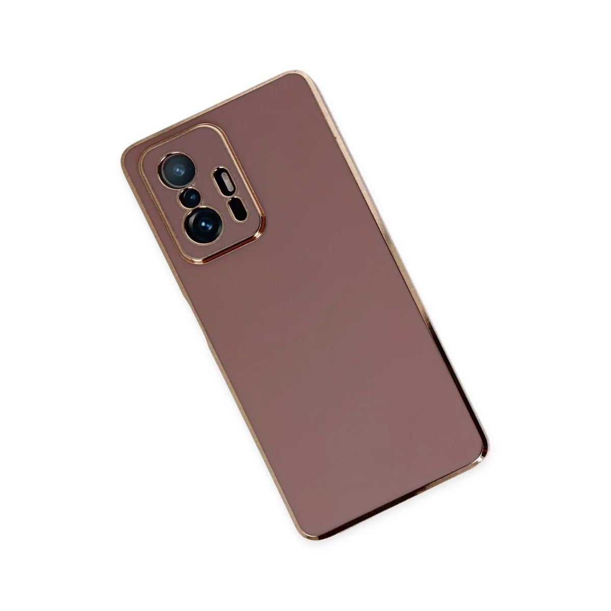 Xiaomi Mi 11t Pro Kılıf Volet Silikon - Kırmızı görsel 2