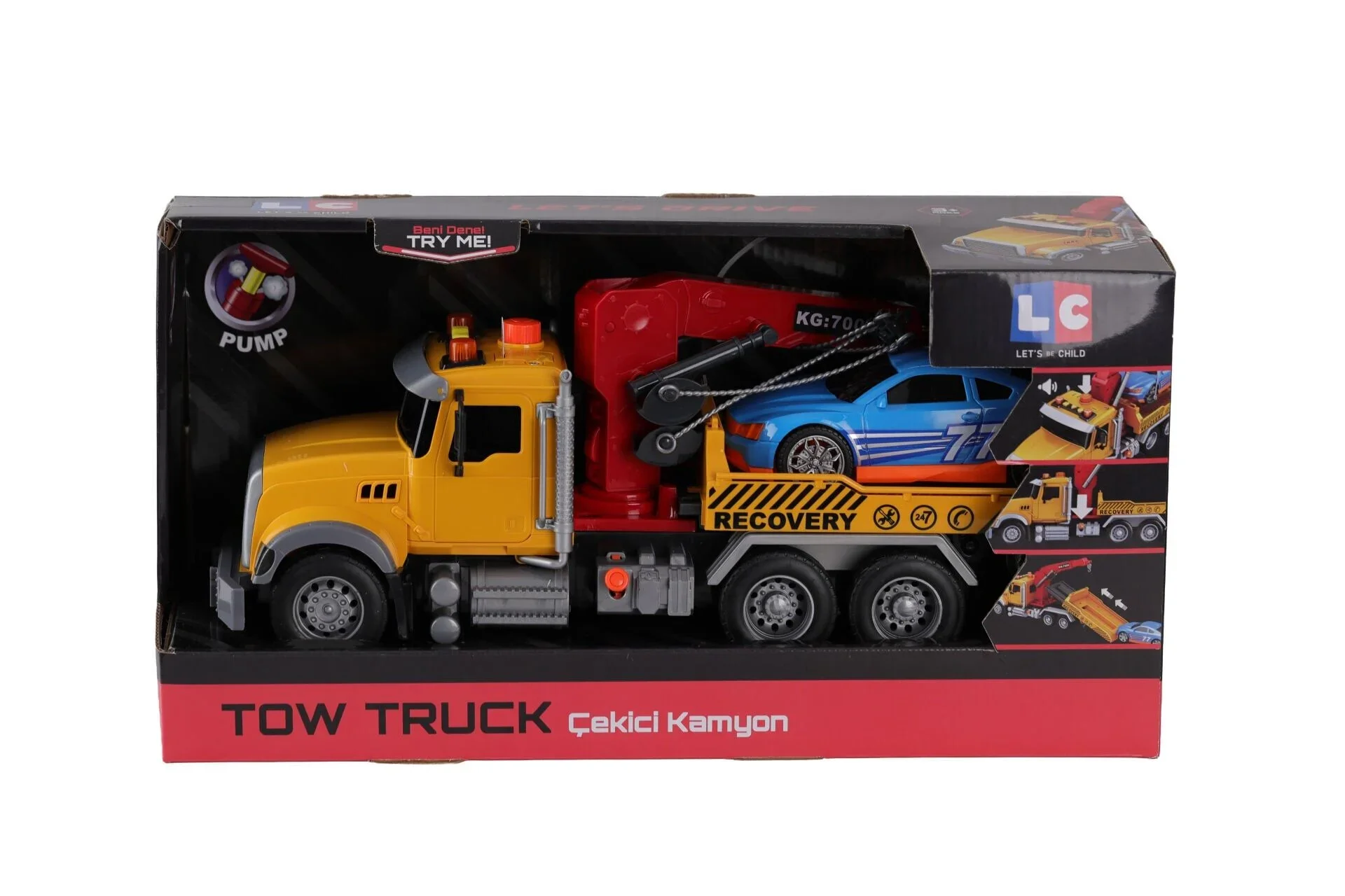 LC-31332 Lets Drive Sesli Ve Işıklı Çekici Kamyon
