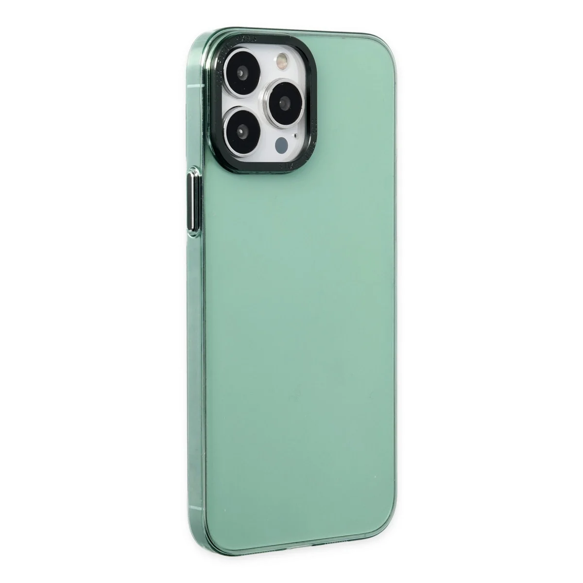 Apple İphone 13 Pro Kılıf Anka Pc Sert Metal Kapak - Yeşil görsel 2
