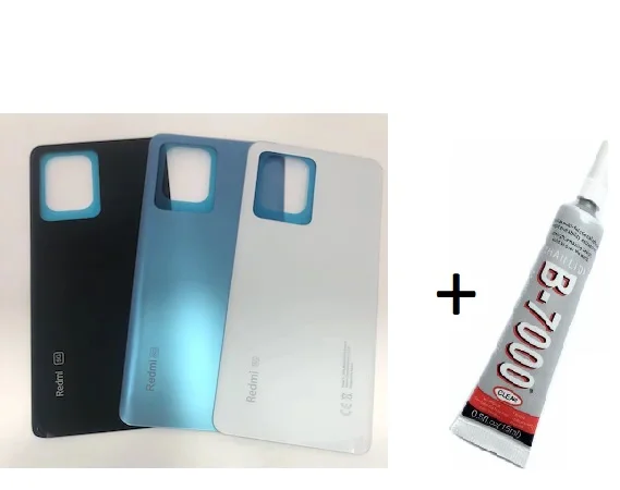 REDMİ NOTE 12 5G Arka Batarya Pil Kapağı SİYAH (B7 görsel 3