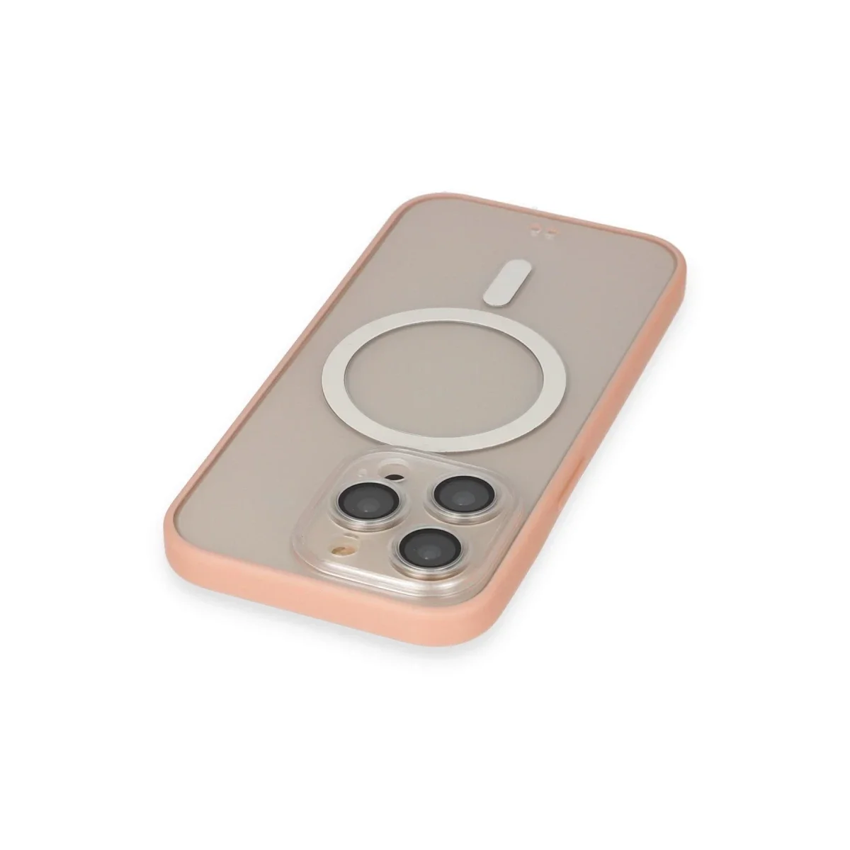 Apple iPhone 14 Pro Max Kılıf Grand Magneticsafe Kapak - Pembe görsel 3