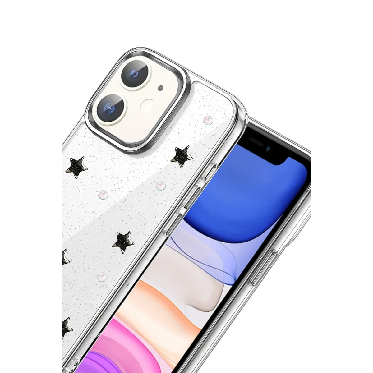 Apple iPhone 11 Fiyonk Desenli Kapak - Desen 7 görsel 2