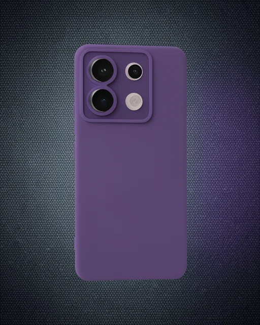 Xiaomi Redmi Note 13 Pro 5g Kılıf Nano İçi Kadife Silikon - Mor
