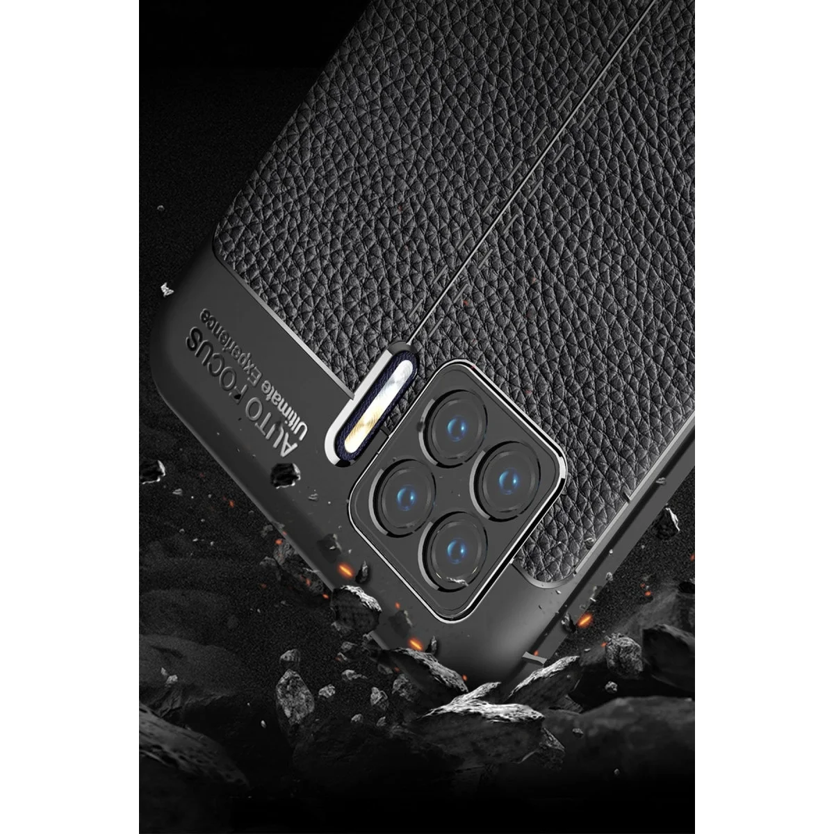 Oppo A73 Kılıf Auto Focus Kapak - Lacivert görsel 3
