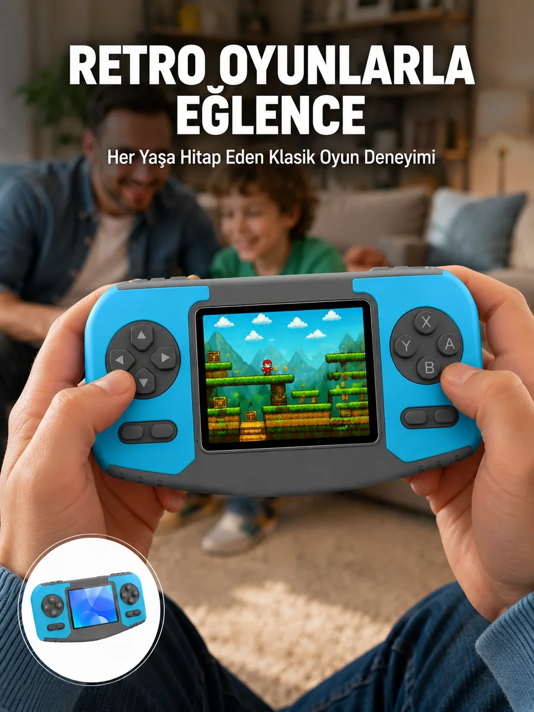 ni Arcade Oyun Konsolu Hafif Taşınabilir Çocuk Hediyelik