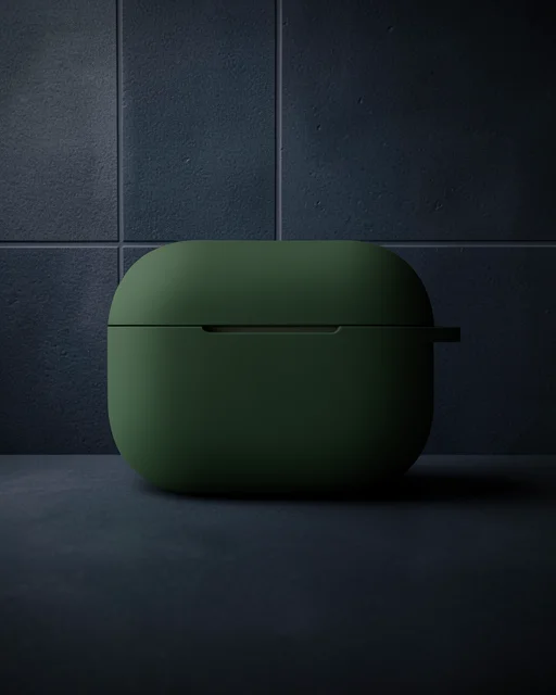 Apple Airpods Pro 2 (2.nesil) Hang Kılıf - Koyu Yeşil