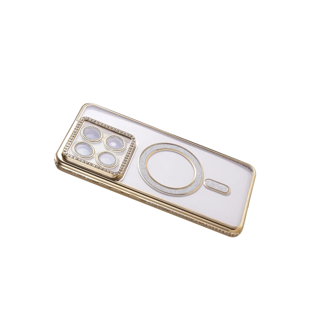 Xiaomi Mi 14T Pro Joke Simli Magneticsafe Kılıf - Gold görsel 4