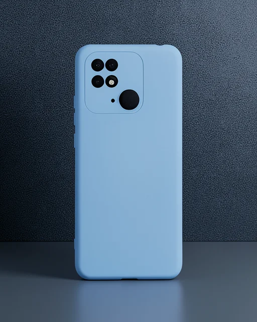 Xiaomi Redmi 10c Kılıf Nano İçi Kadife Silikon - Mavi