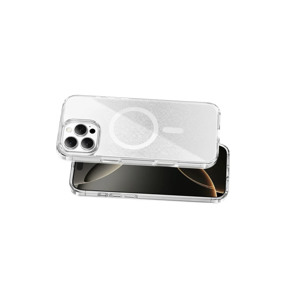 Onegif Apple iPhone 16 Pro Max Sora Simli Magsafe Kapak - Beyaz görsel 3