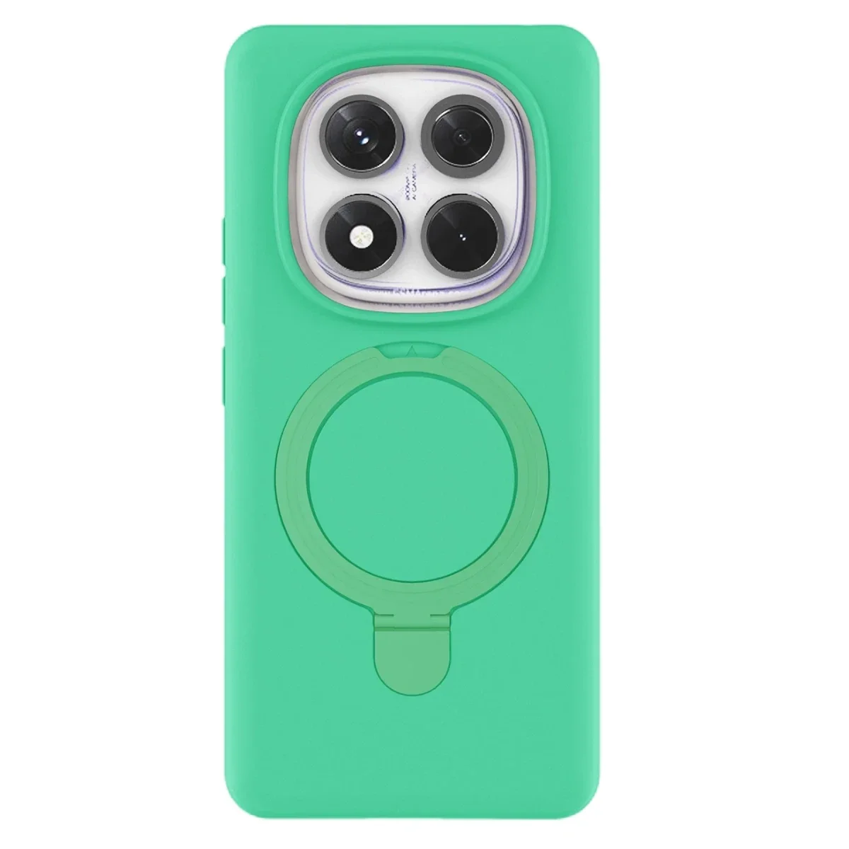 Xiaomi Redmi Note 14 Pro 4G Regal Magsafe Standlı Kapak - Yeşil görsel 3