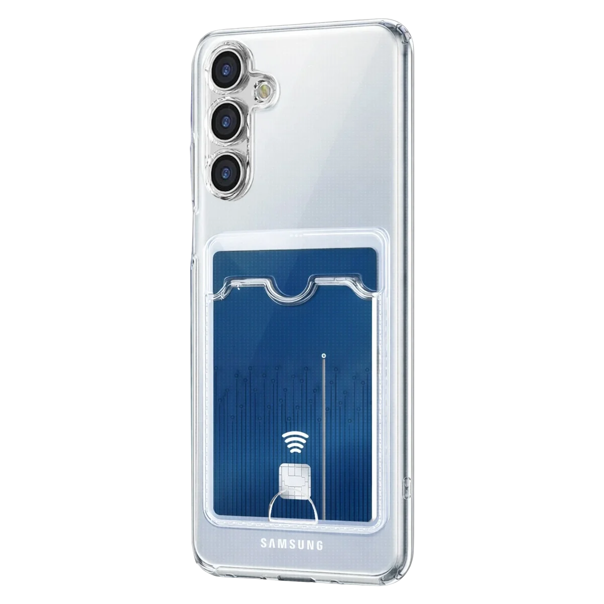 Samsung Galaxy A57 5g Kart Şeffaf Silikon - Şeffaf görsel 2