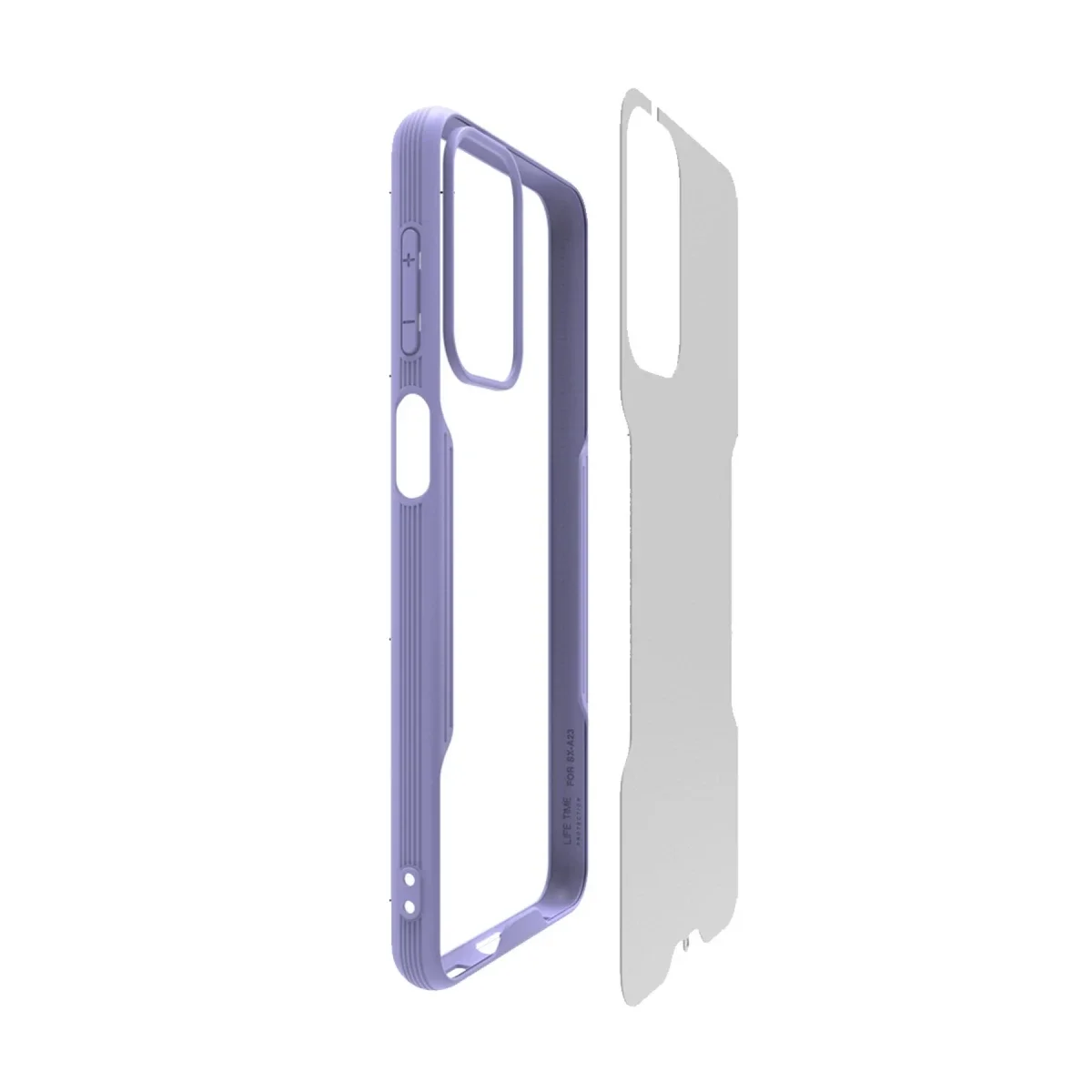 Samsung Galaxy A23 4G Kılıf Platin Silikon - Kırmızı görsel 2