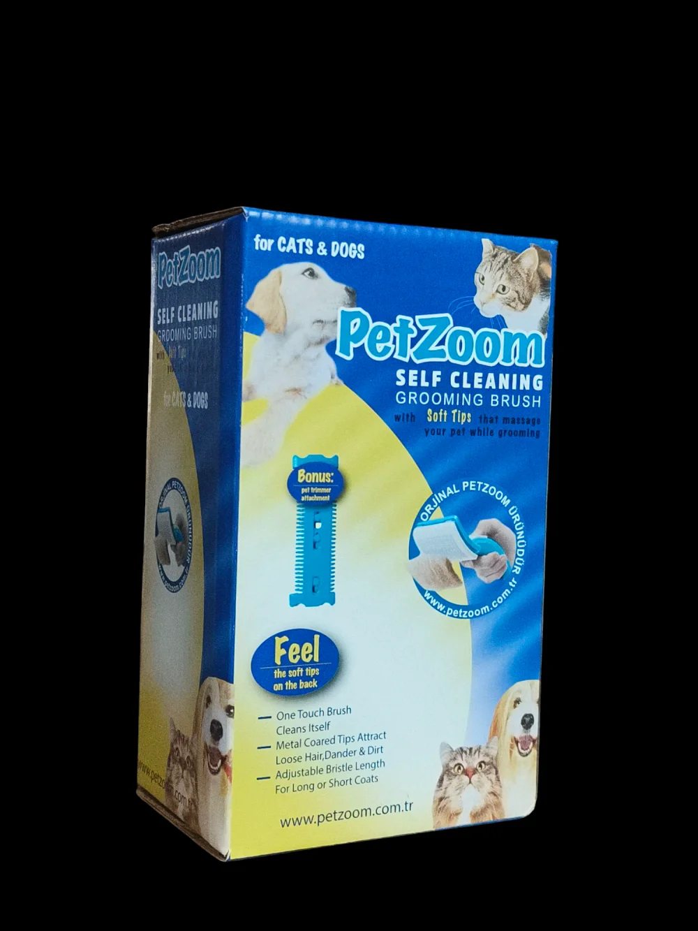 Lüks Basmalı Kedi Köpek Tarağı – Tüy Toplama ve Temizleme, Ergonomik, Kolay Kullanım görsel 5