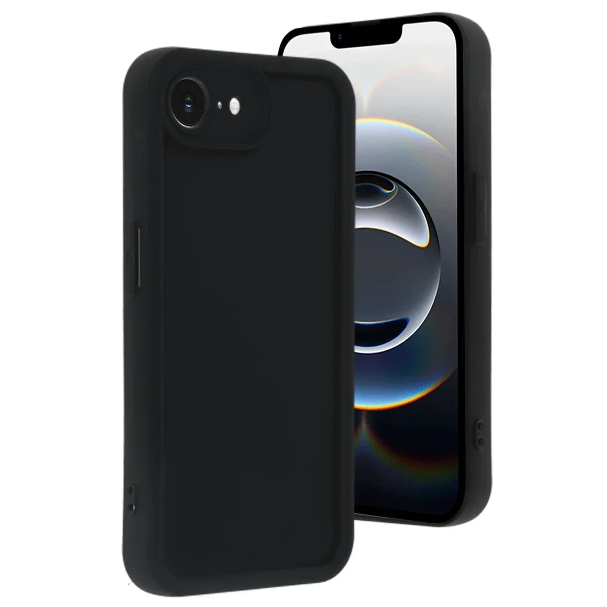 Apple iPhone 16E Kılıf Viera Silikon - Siyah görsel 2