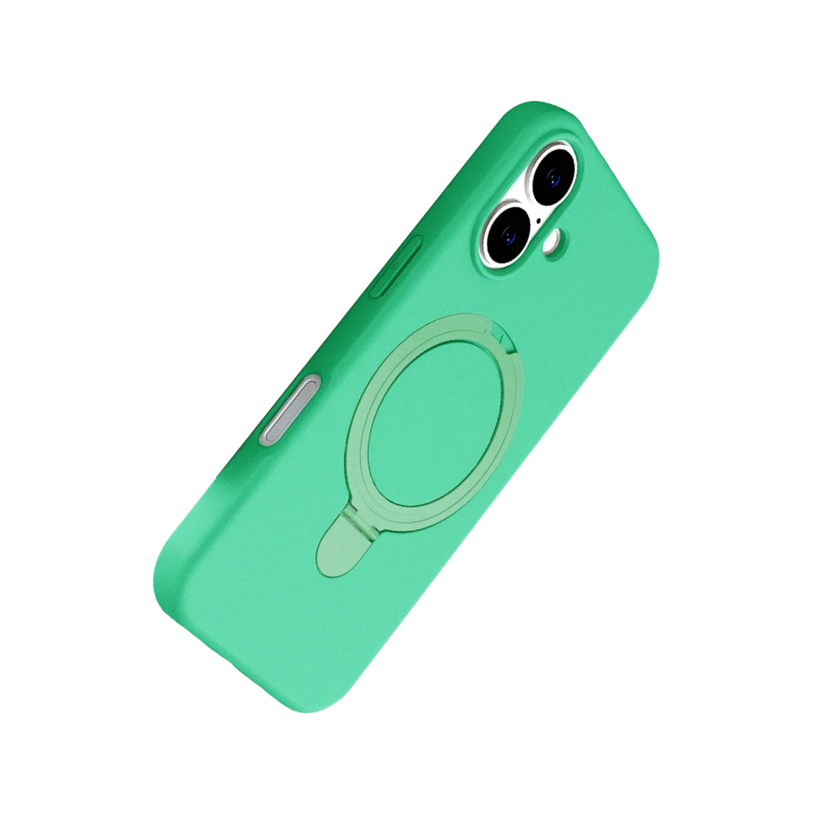 Apple iPhone 17 Regal Magsafe Standlı Kapak - Yeşil görsel 4