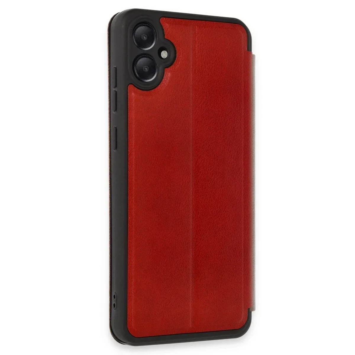 Samsung Galaxy A05 Kılıf Flip Cover - Kırmızı görsel 2