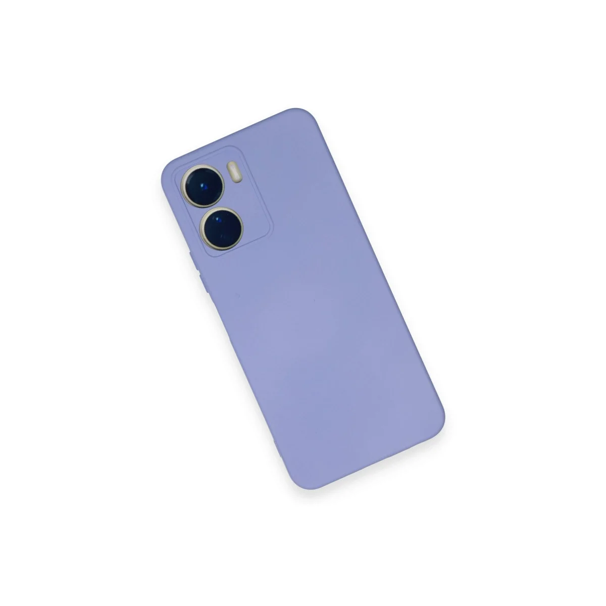 Vivo Y16 Kılıf Nano İçi Kadife Silikon - Lila görsel 3
