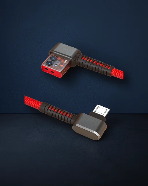 S73 Micro Usb Kablo 1m 2.1a - Kırmızı