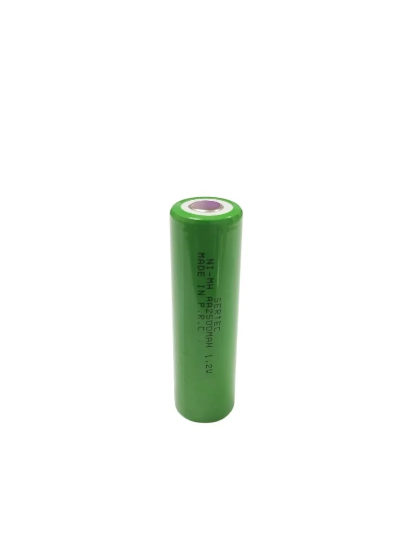 1.2V 2500 Mah - AA - NI-MH Şarjlı Pil - (Başsız / Flat Head)