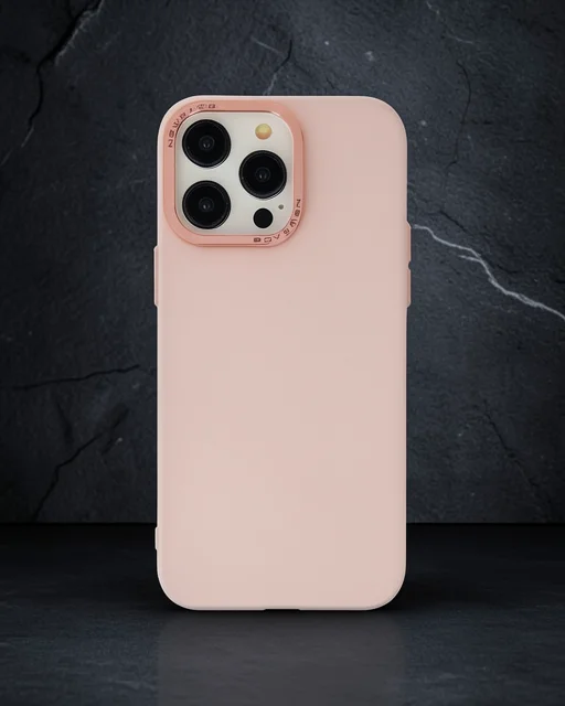 Apple İphone 13 Pro Max Kılıf Modos Metal Kapak - Pembe