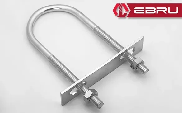 U Civata, Karşılık Deri + Somunlu - M8x35 - 2 Set