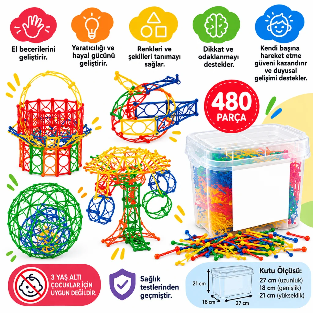 01905 Minyatür Puzzle (480PCS)