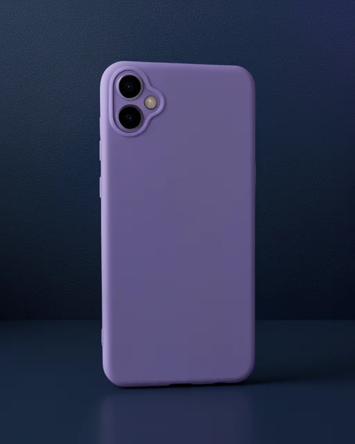 Samsung Galaxy A05 Kılıf Nano İçi Kadife Silikon - Mor