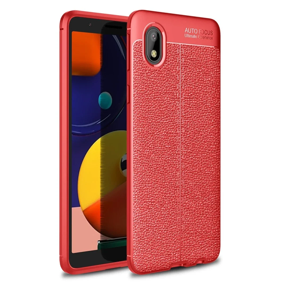 Samsung Galaxy A01 Core Kılıf Auto Focus Kapak - Kırmızı