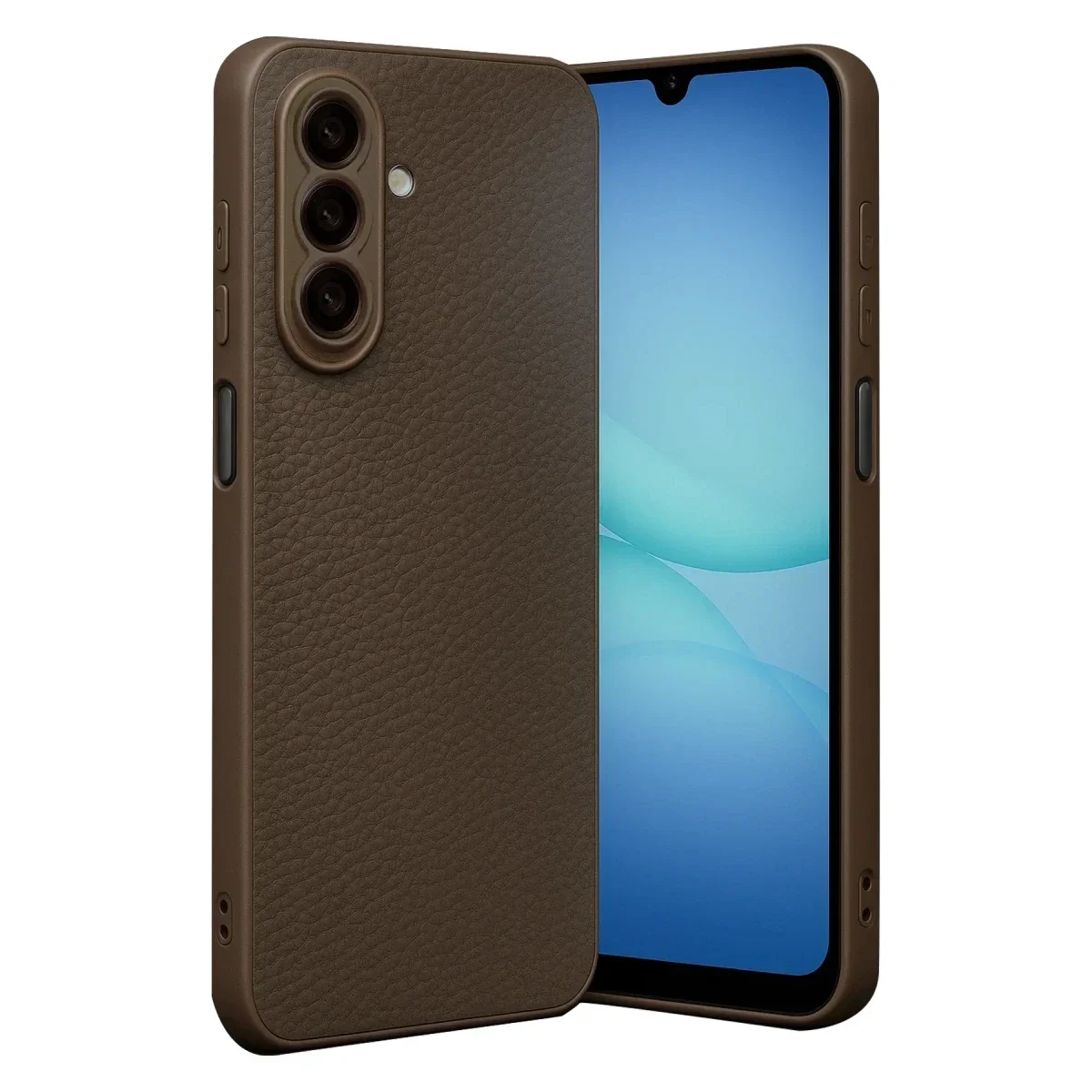 Samsung Galaxy A57 5G Thermax Silikon Kılıf - Kahverengi