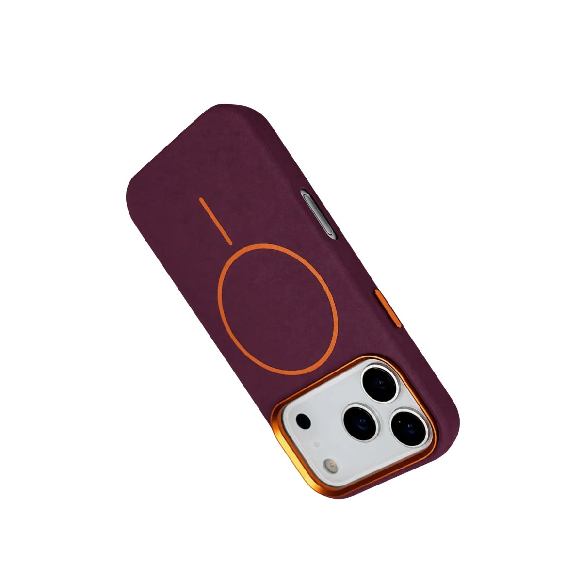 Joko Apple iPhone 18 Pro Max Luno Deri Magsafe Kapak - Bordo görsel 3