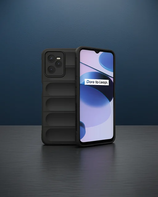 Realme C35 Kılıf Optimum Silikon - Siyah
