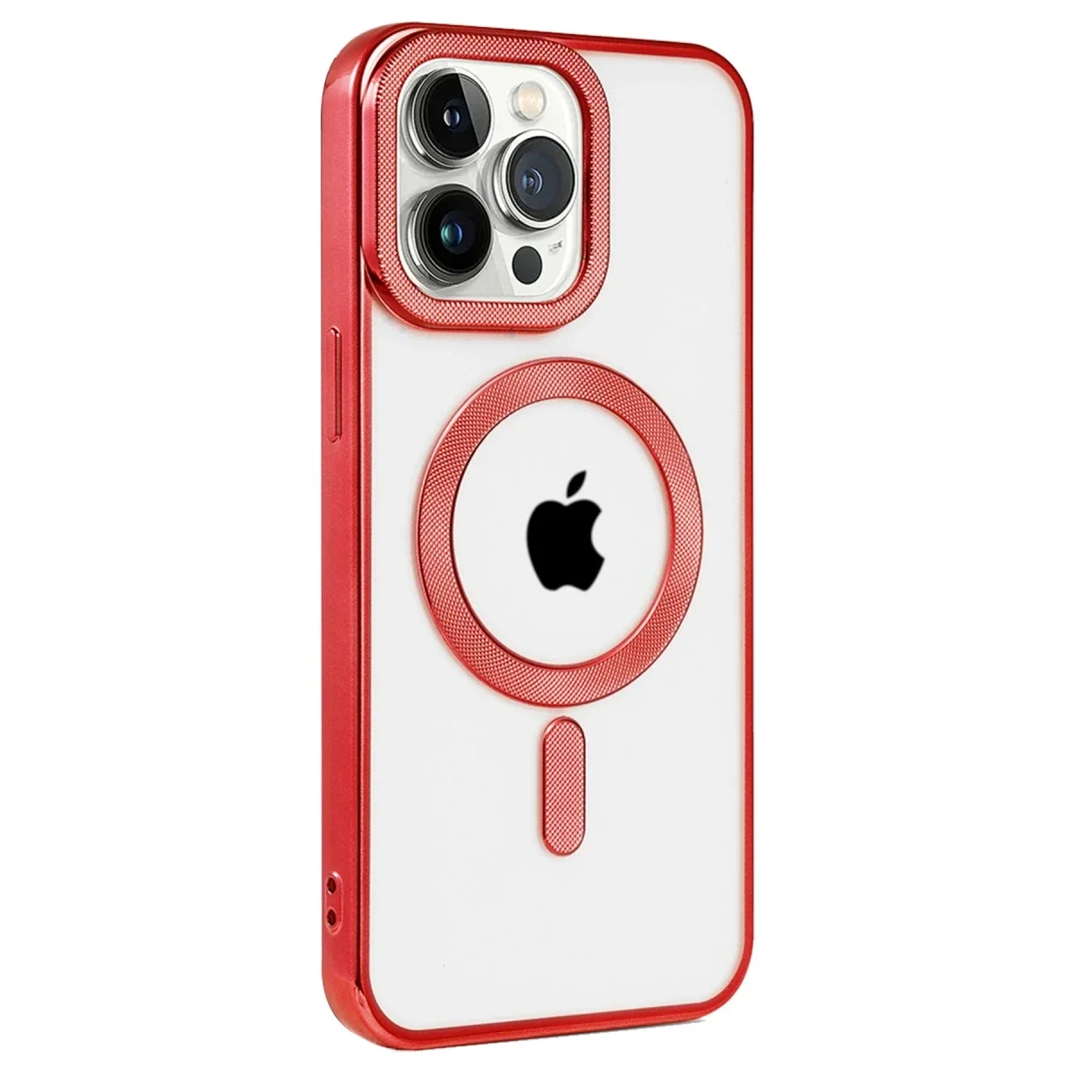 Apple iPhone 14 Pro Max Kılıf Kronos Magsafe Kapak - Kırmızı görsel 2