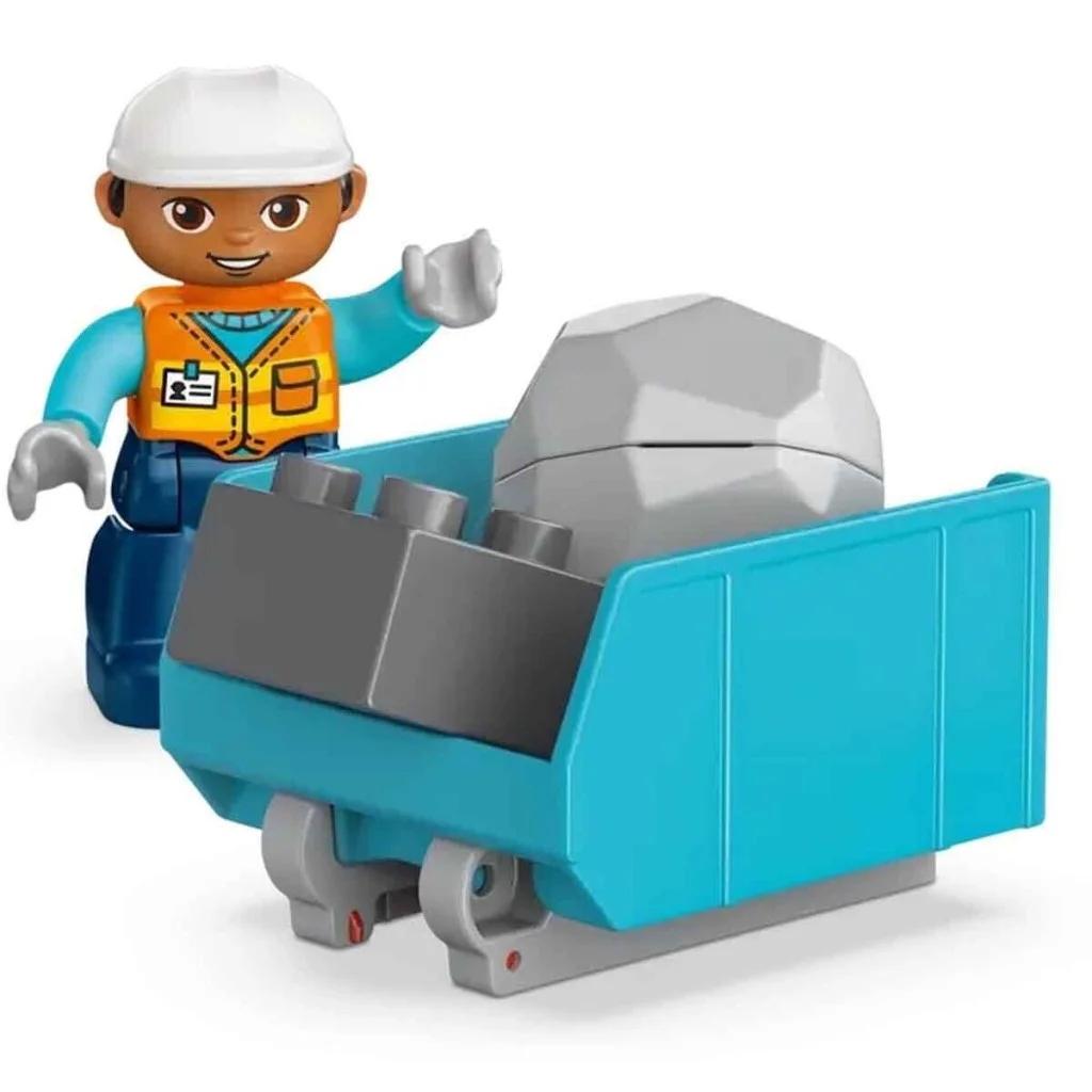 10475 Duplo 3ü1 arada İnşaat Araçları 22 parça +2 yaş görsel 3