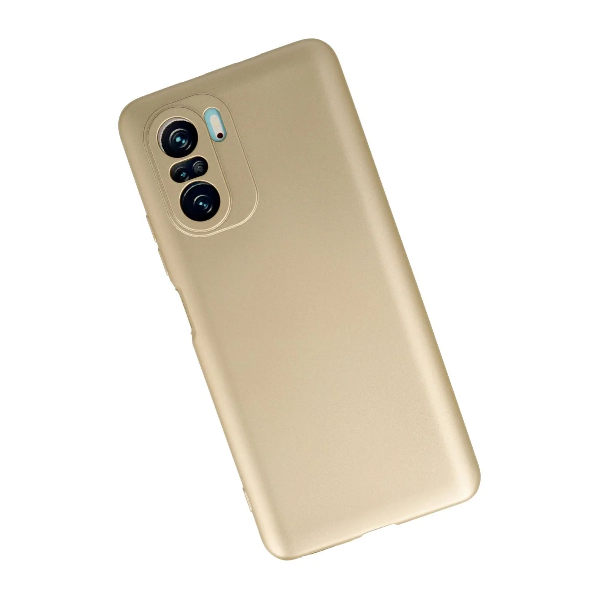 Xiaomi Poco F3 Kılıf First Silikon - Gold görsel 2