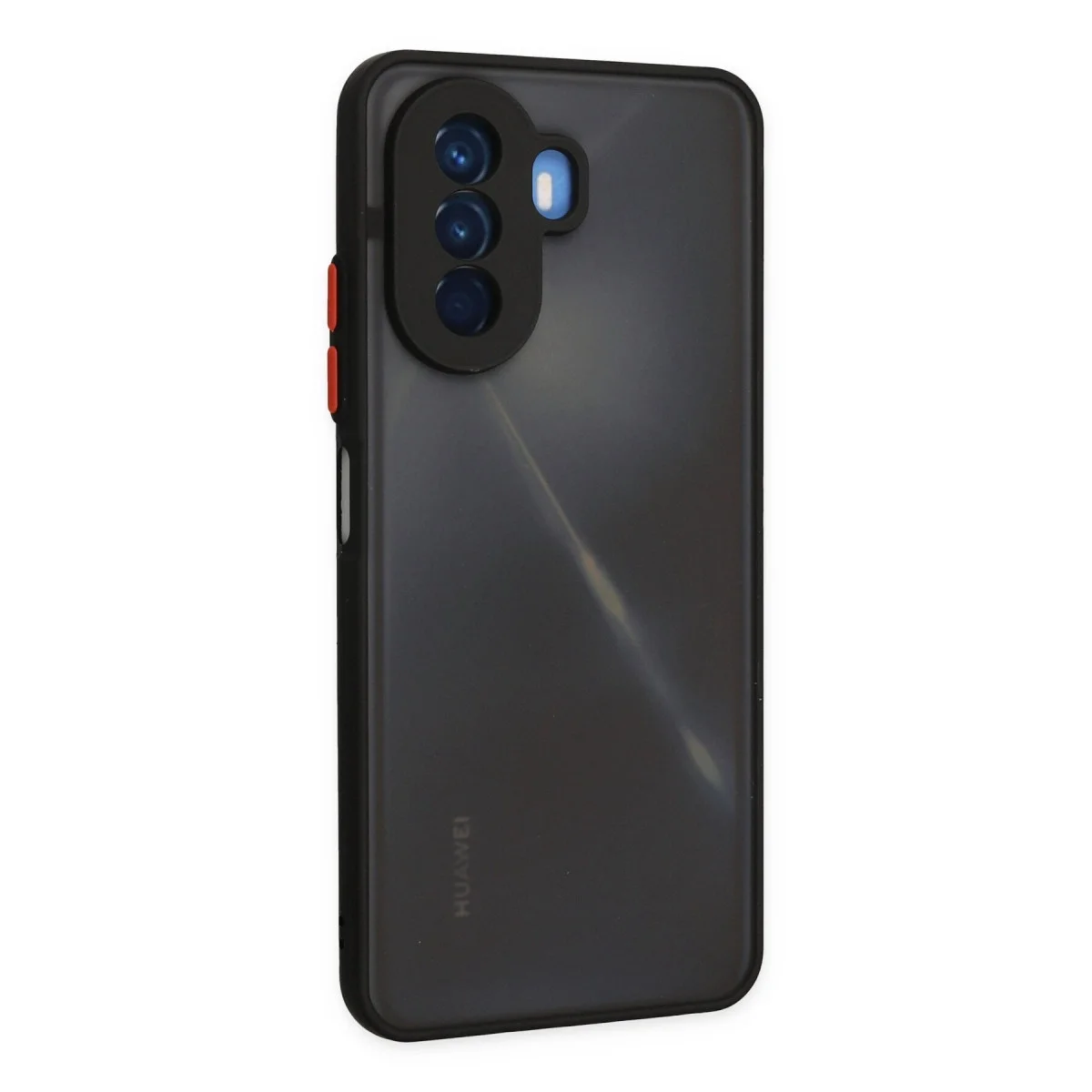 Huawei Nova Y70 Kılıf Montreal Silikon Kapak - Siyah görsel 2