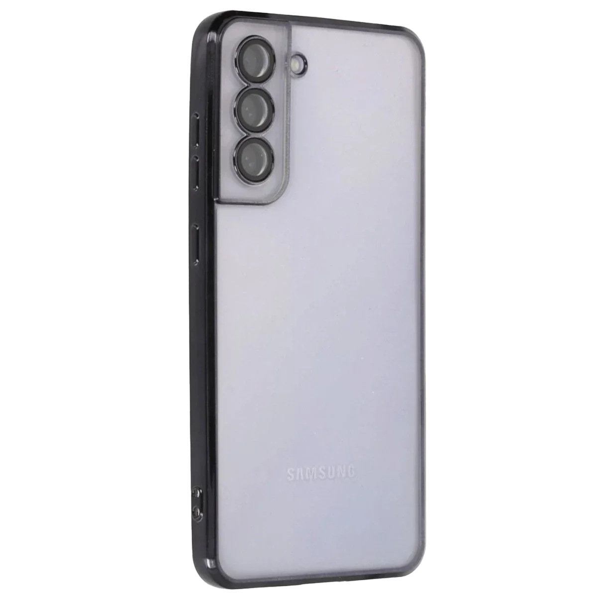 Samsung Galaxy S21 FE Kılıf Razer Lensli Silikon - Siyah görsel 3