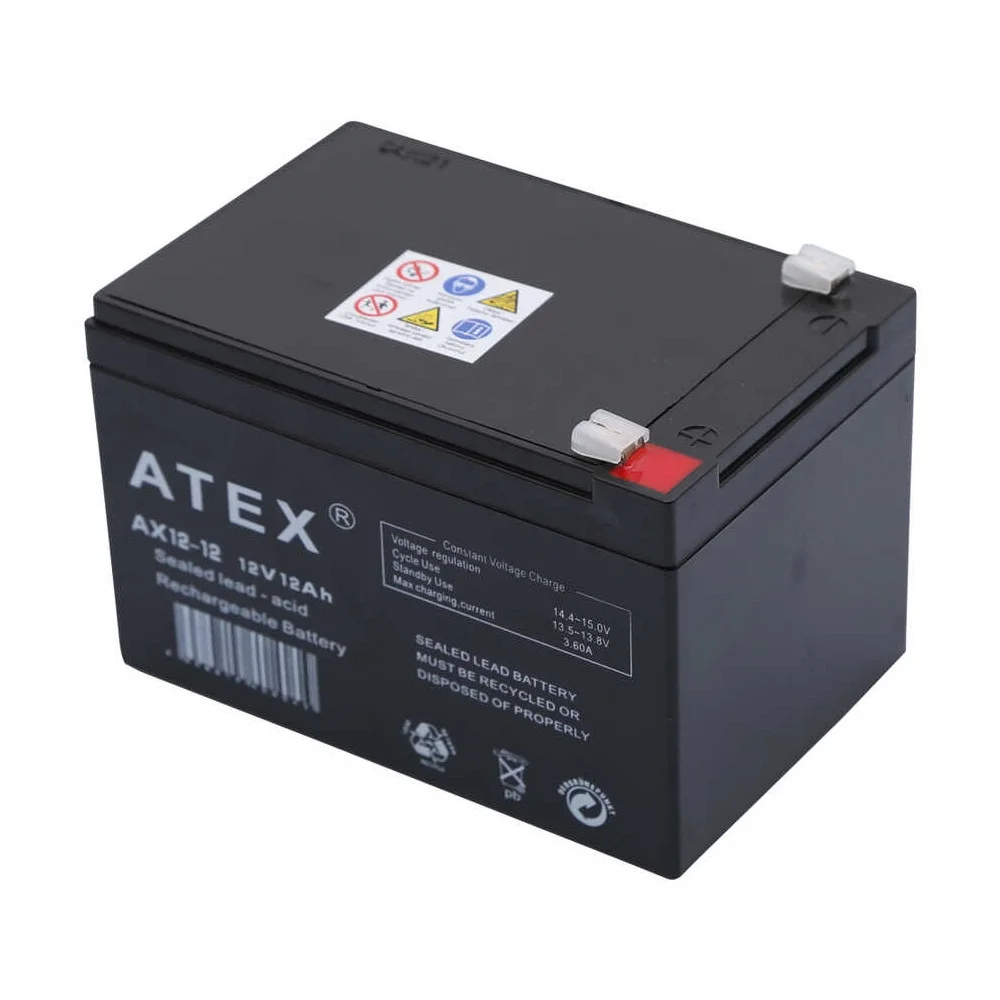 AX12-12 12V 12Ah Akü görsel 2