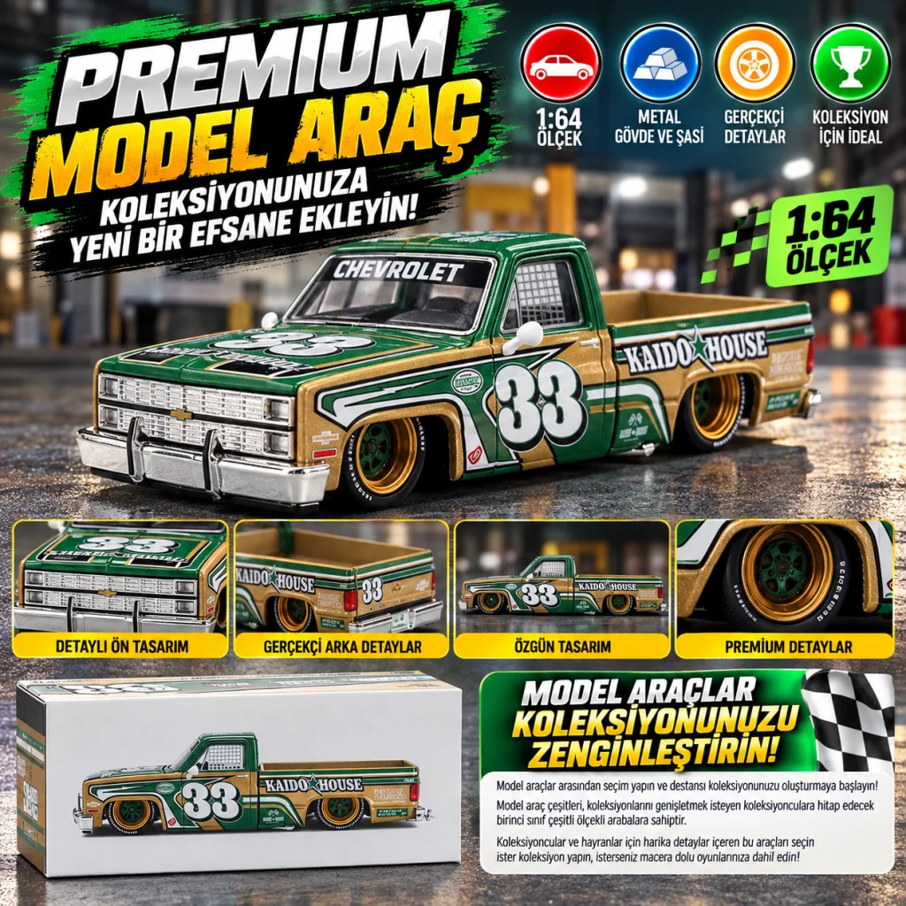 x Kaido House 1/64 Chevrolet Silverado KAIDO Intimidator V2