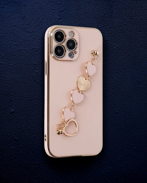 Apple İphone 14 Pro Kılıf Esila Silikon - Pudra