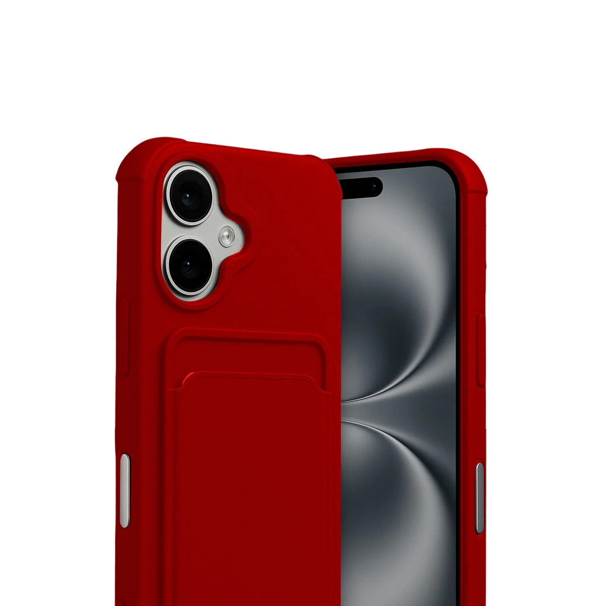 Apple İphone 17 Kelvin Kartvizitli Silikon - Kırmızı görsel 2