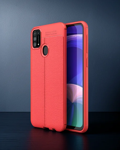 Samsung Galaxy M31 Kılıf Auto Focus Kapak - Kırmızı