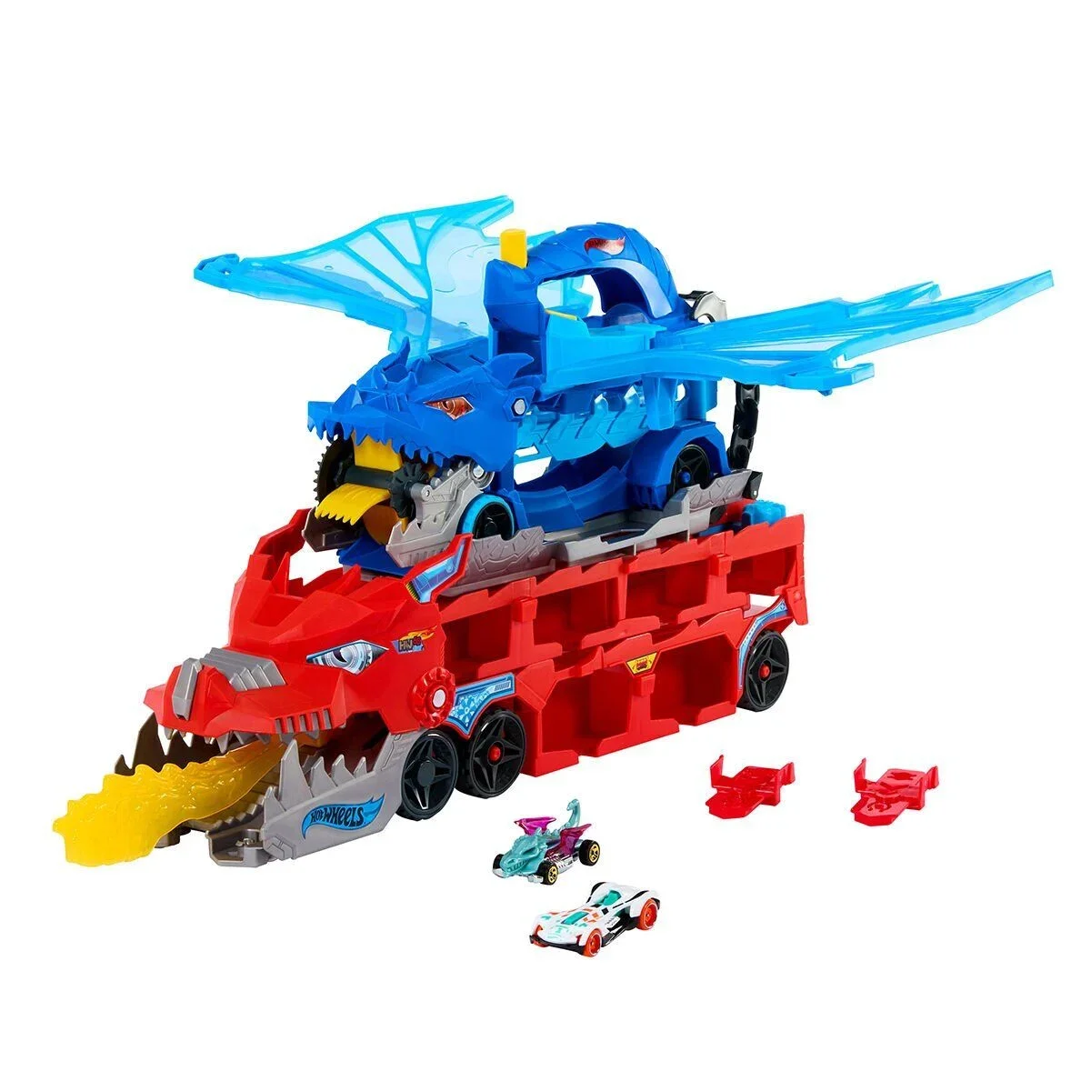 JBM72 Hot Wheels Ultimate Dual Dragon Transporter görsel 4