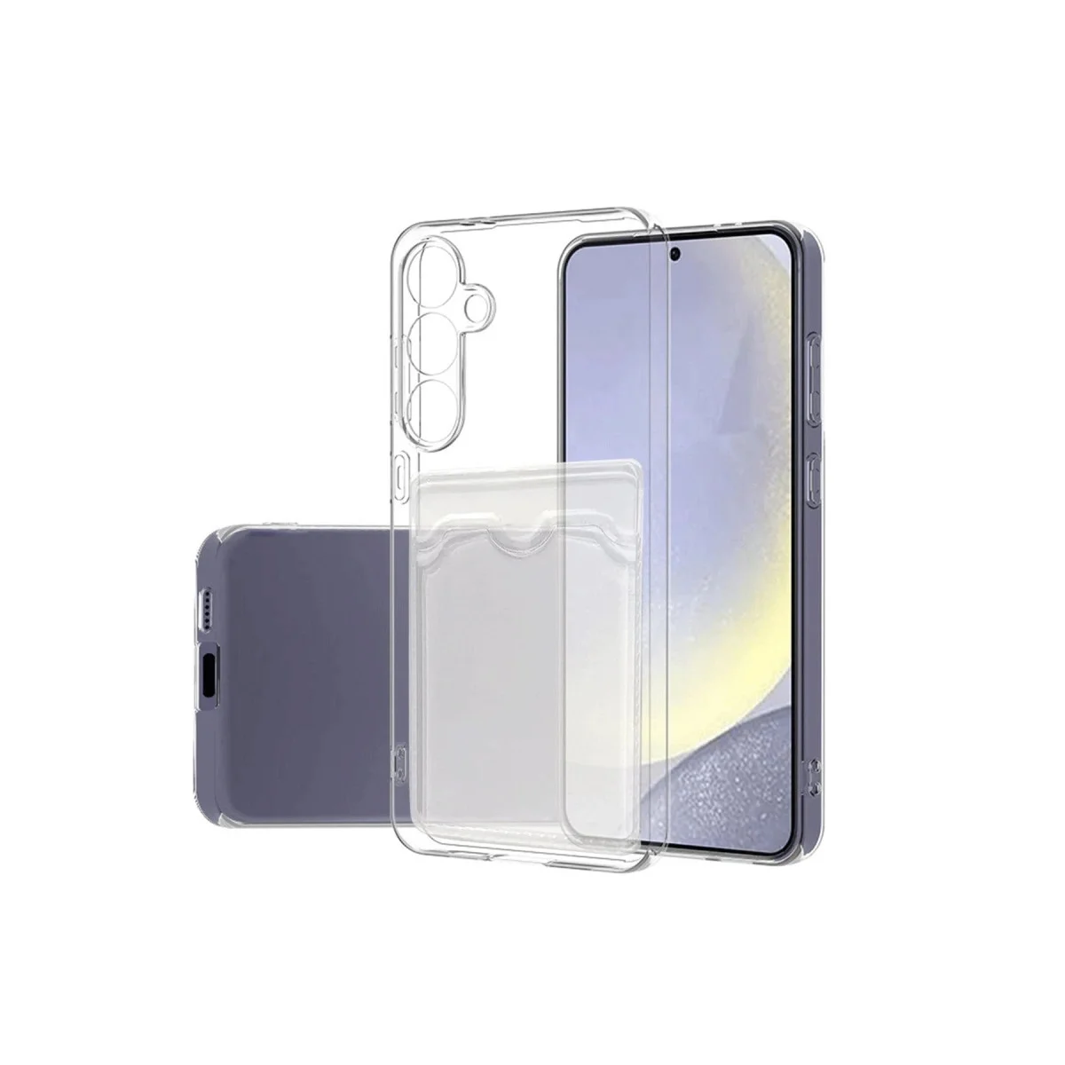 Samsung Galaxy A17 5g Kart Şeffaf Silikon - Şeffaf görsel 2