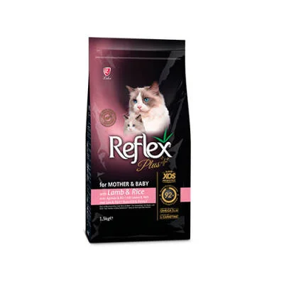 Mother&Baby Kuzulu ve Pirinçli Yavru Kedi Maması 1,5 Kg