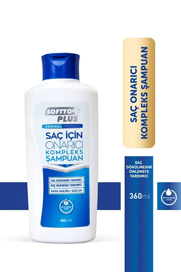 Softto Plus Saç Bakım Şampuanı 360 Ml - Saç Onarıcı Komplex 360 Ml